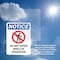 Signmission Do Not Enter While Sign, Vinyl Decal, 5in W x 7in L, 2PK OS-2PACK-NS-D-57-V-11257 - alternate 4